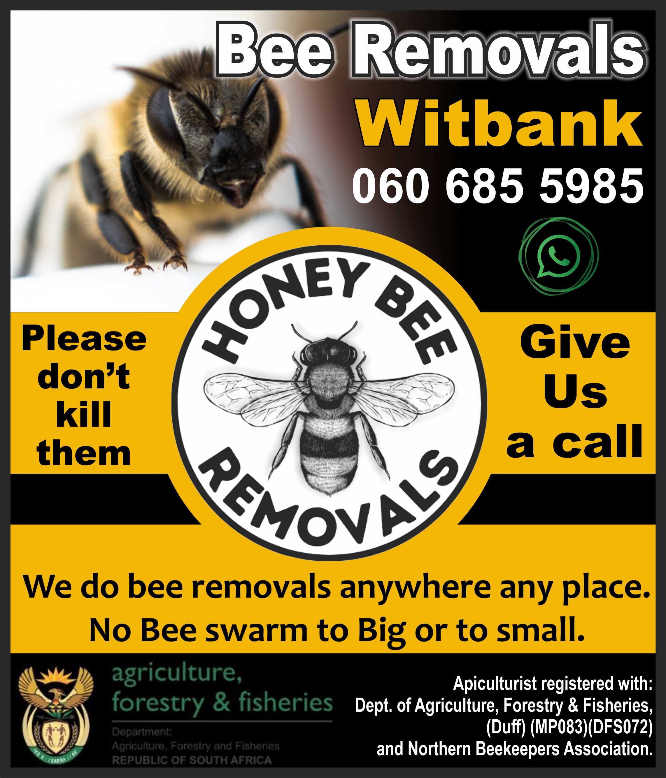 Honey Bee Removals Witbank